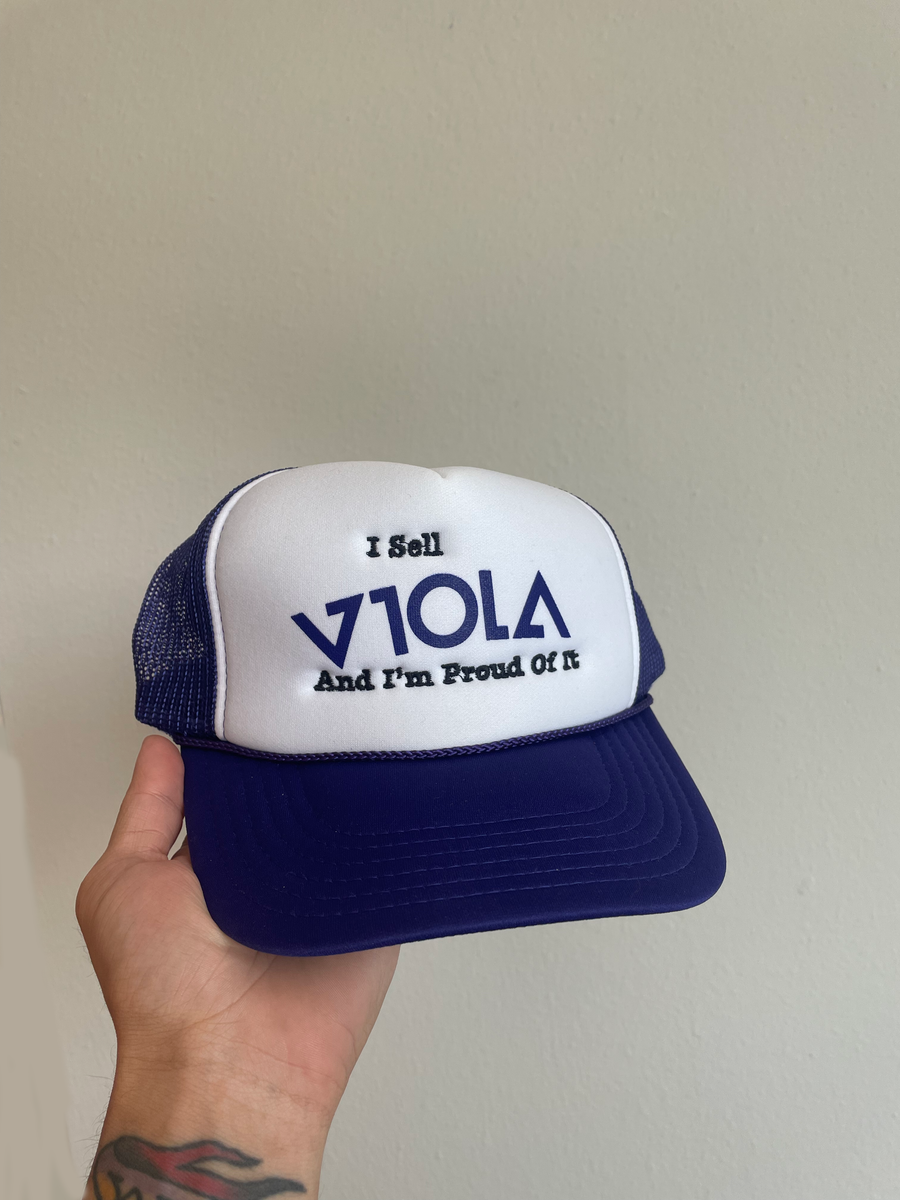 1of1 "I Sell Viola" Trucker by All My Hats Are Dead